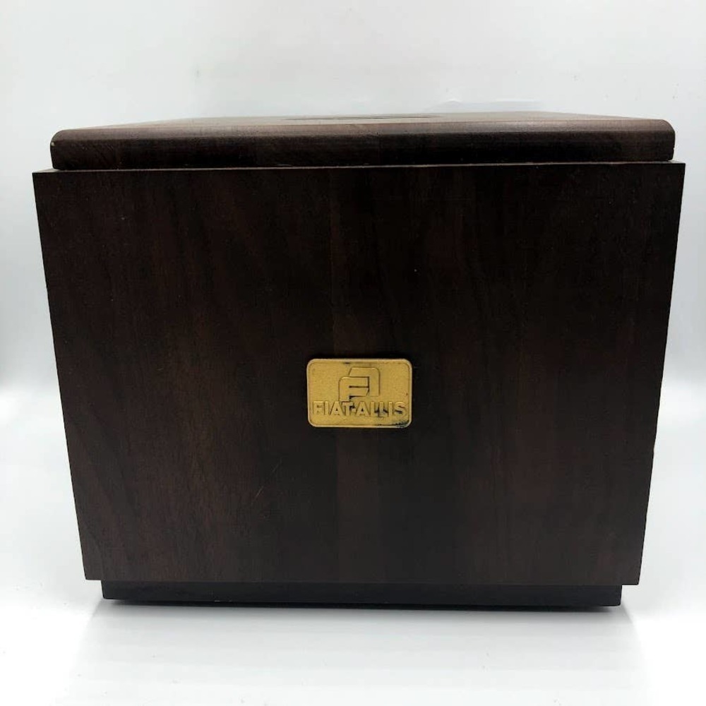 Fiat-Allis Collectible Wooden Box with Lid RARE!